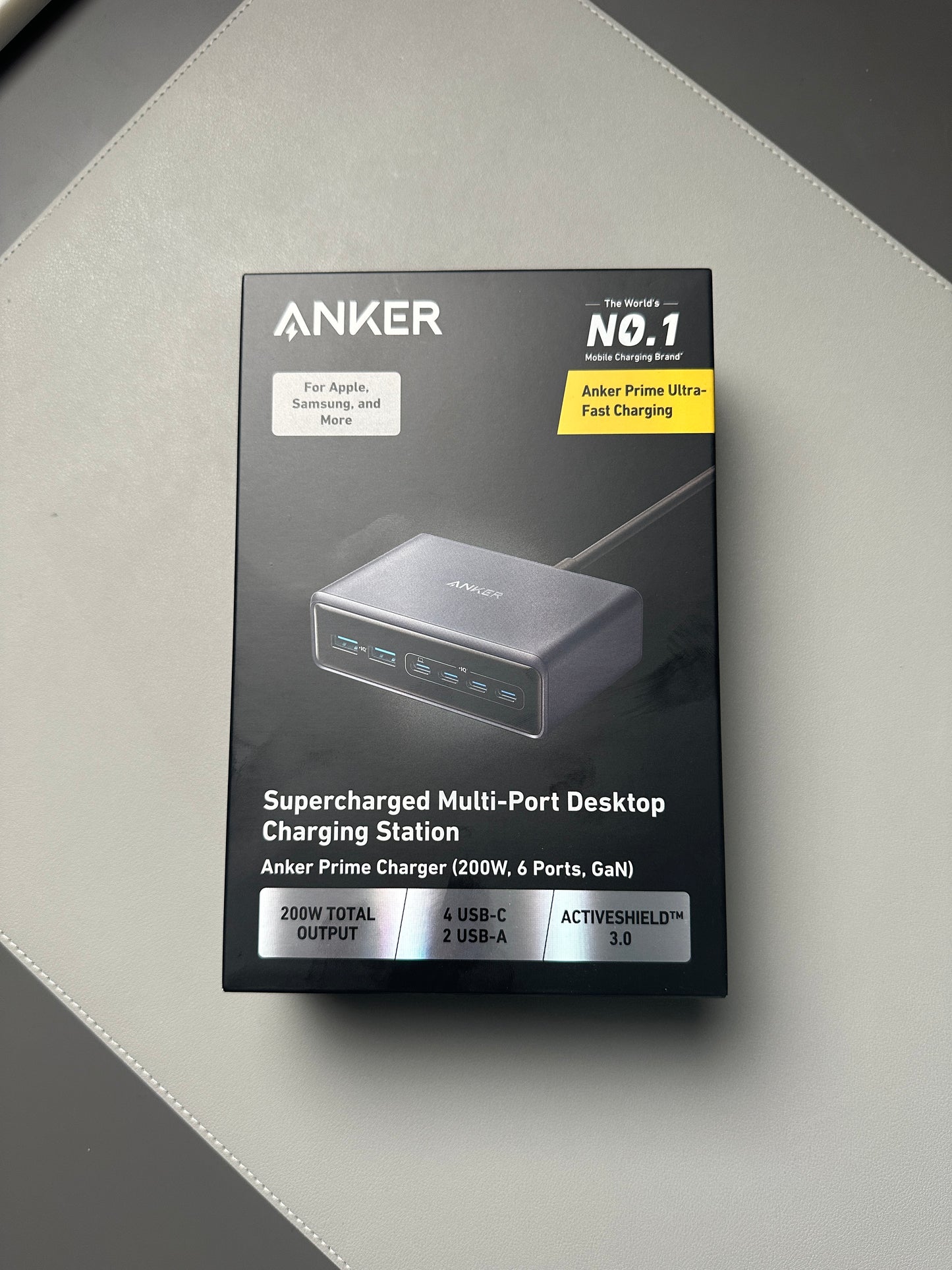 Anker Prime Charger, 200W 6-Port GaN Charging Station